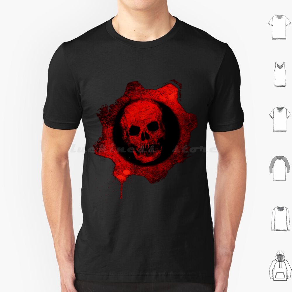Retro Gaming Logo - Kaos Logo Ukuran Besar 100% Katun