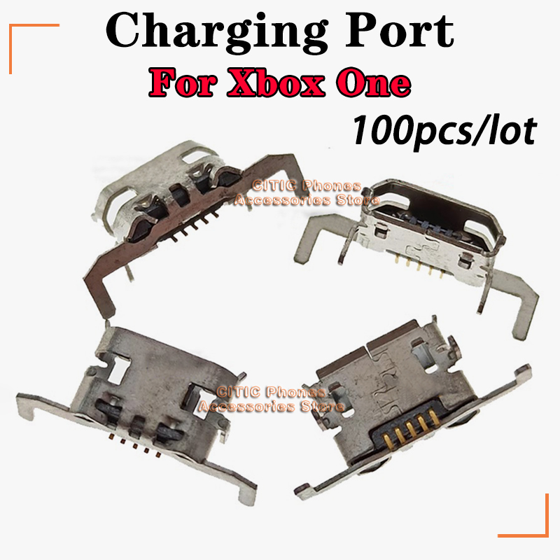 Controller Adapter Usb - 100 buah/lot soket Port pengisi daya