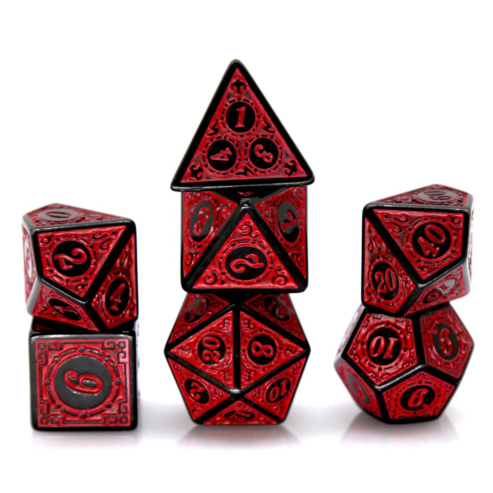 Retro Gaming Table - 7 Buah Set Dadu Polihedral Akrilik