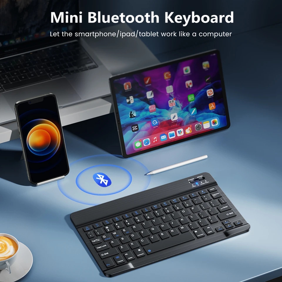 Keyboard Nirkabel Bluetooth Ba - Retro Gaming Ipad ulasan dan harga