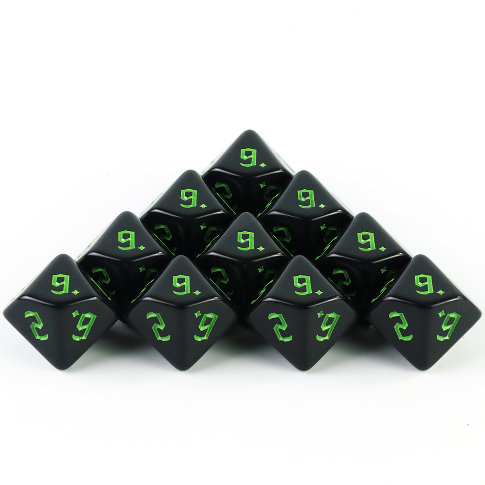 D10 dadu permainan dadu Peran  - Retro Gaming Table ulasan dan harga