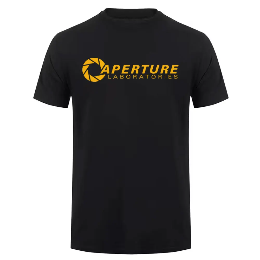 Kaos Katun Pria Aperture Labor - Retro Gaming Logo ulasan dan harga