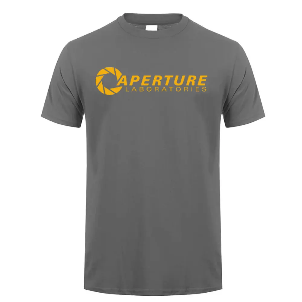 Kaos Katun Pria Aperture Labor - Retro Gaming Logo ulasan dan harga