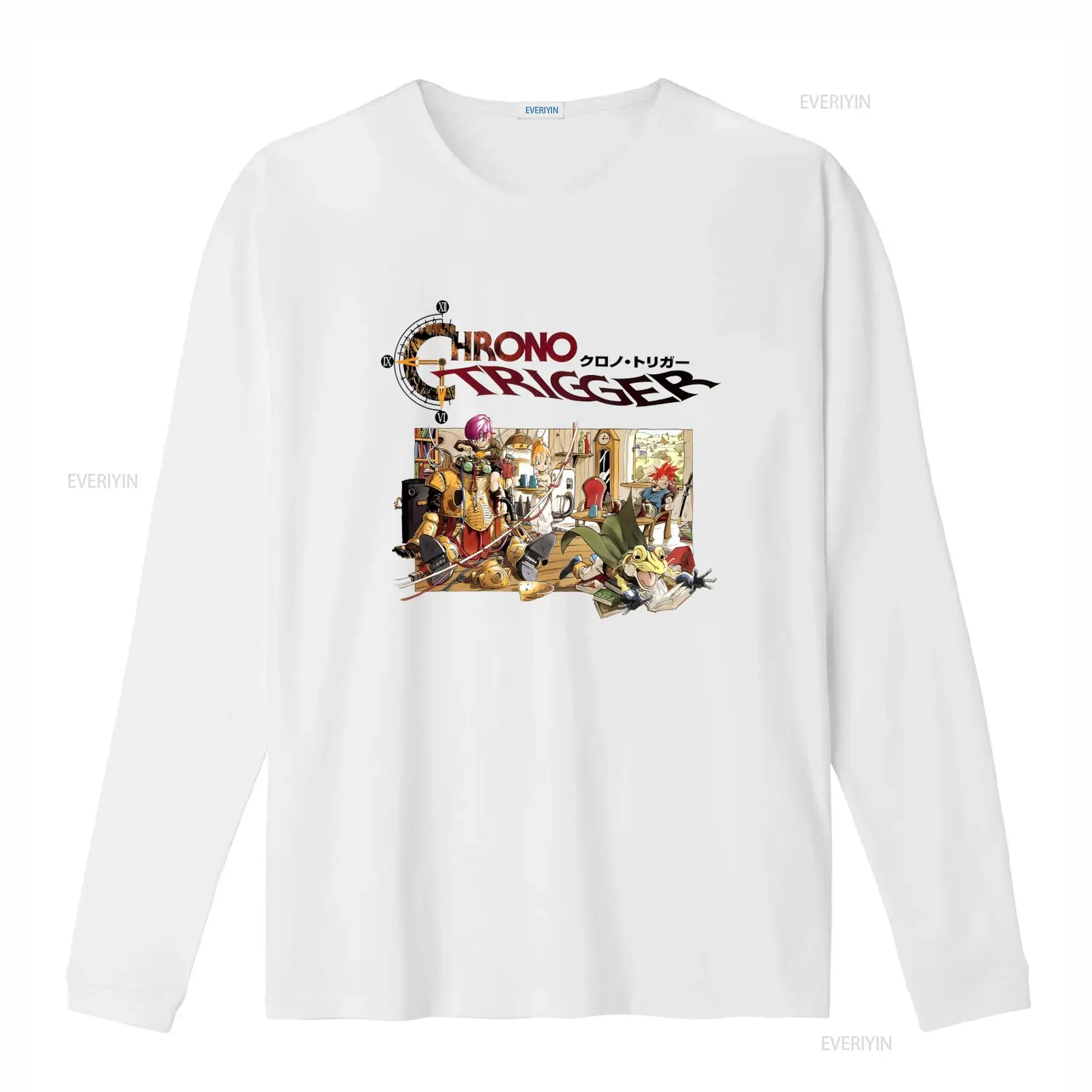 Kaos Logo Video Game Chrono Tr - Retro Gaming Logo ulasan dan harga