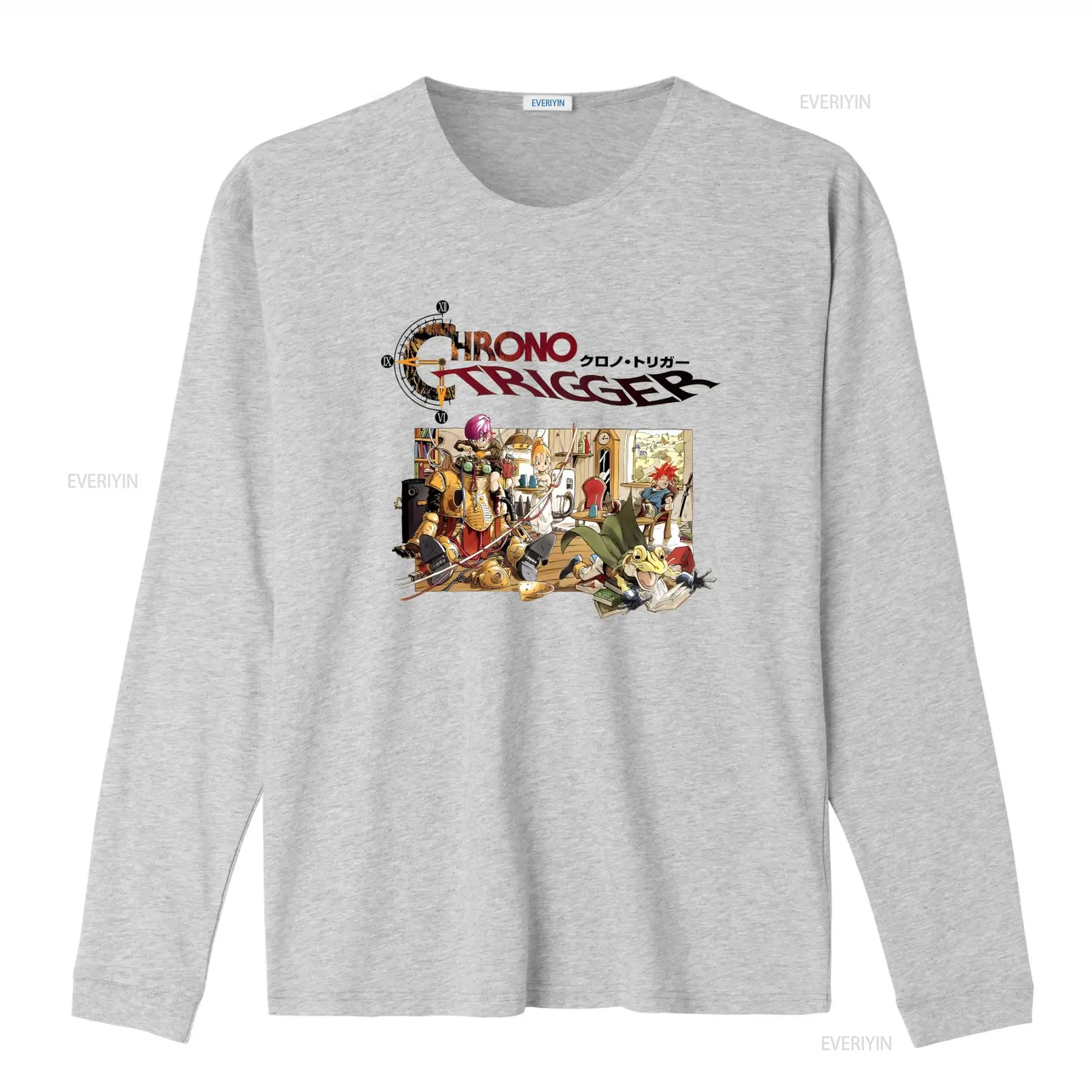 Kaos Logo Video Game Chrono Tr - Retro Gaming Logo ulasan dan harga