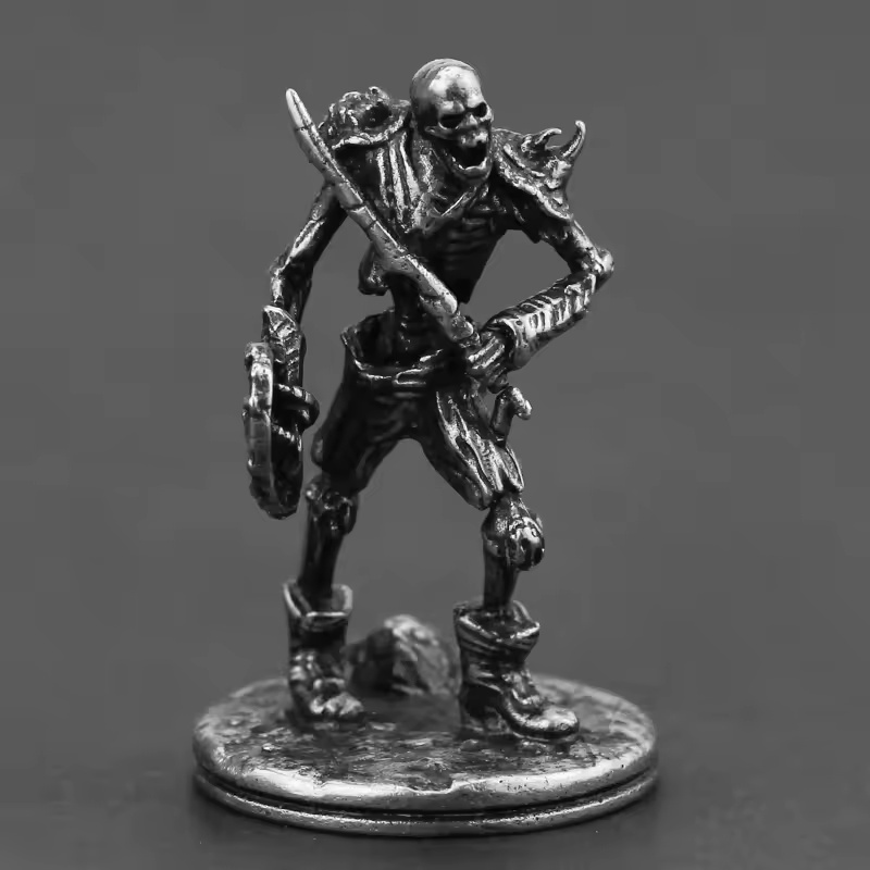 Patung Prajurit Metal Undead L - Retro Gaming Table ulasan dan harga