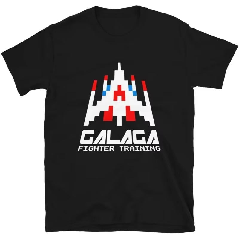 Kaos Pria Katun Motif Galaga R - Retro Gaming Gift Ideas ulasan dan harga